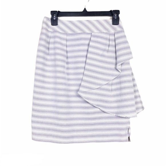 Anthropologie Yoana Baraschi Striped Ruffle Skirt - Picture 1 of 6
